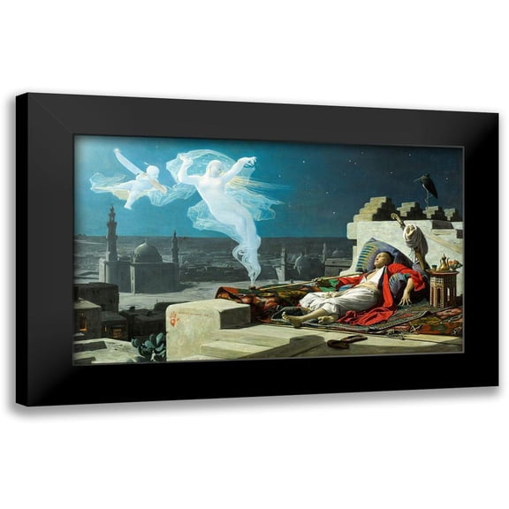 du Nouy, Jean Lecomte 14x10 Black Modern Framed Museum Art Print Titled - A Eunuchs Dream