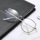 thumbnail image 2 of Gafas de miopía con forma de oreja de gato y espejo plano antiluz azul para mujer, estilo niña, bonitas gafas de miopía con forma de ojo de gato y espejo terminado, 2 of 5