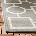 thumbnail image 6 of SAFAVIEH Outdoor CY6925-246 Courtyard Anthracite / Beige Rug, 6 of 10