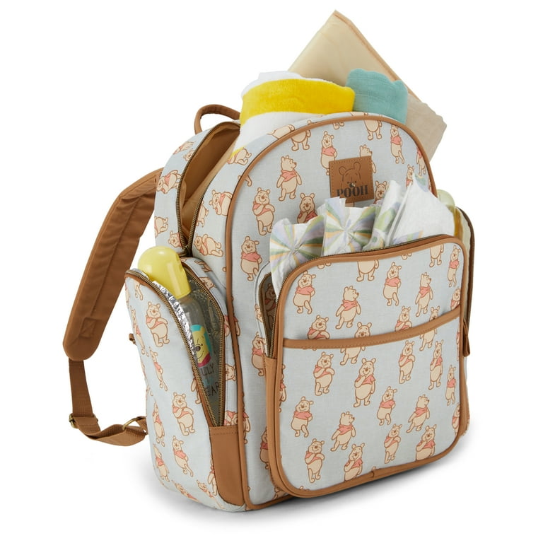 Disney Cream & Tan Winnie the Pooh Backpack with Carrot Print Disney Winnie The Pooh Veggies Allover Print Mini Backpack  main image 2