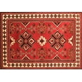 thumbnail image 1 of Ahgly Company Indoor Rectangle Geometric Orange Traditional Area Rugs, 8' x 12', 1 of 1
