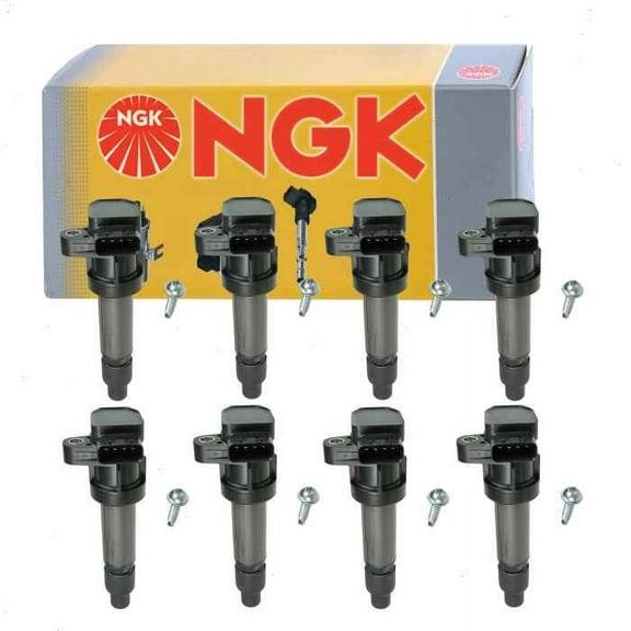 8 pc NGK Ignition Coils compatible with Cadillac DTS 4.6L V8 2006