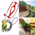thumbnail image 1 of Pet Parrot Bird Harness Leash Adjustable Bird Flying Harness Traction Rope With Cute Wing, 1 of 3
