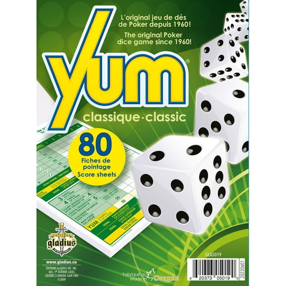 Editions Gladius Yum Classic Score Sheet Pad, For your Yum Classic, 80 sheets