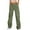 Army Green, variant on Ynynloco Women's Cargo Pants High Waisted Casual Pants with 6 Pockets Relaxed Fit Straight Wide Leg Y2K Pants
