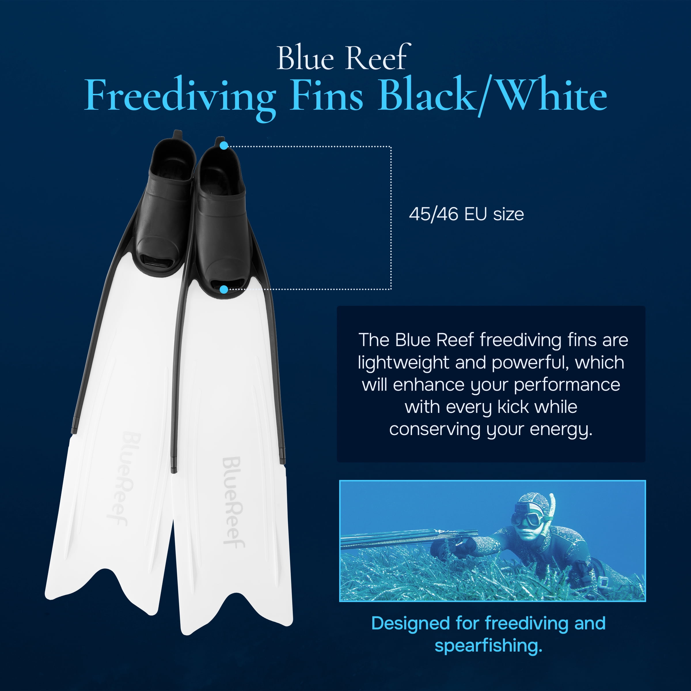 Blue Reef Freediving Fins