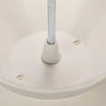 thumbnail image 5 of Robert Stevenson Lighting Sienna - Boho Ceramic Ceiling Light with White Fabric Cord, Matte White, 5 of 10