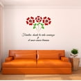 thumbnail image 1 of Spanish Wall Decals for Family Hallway - Familia donde la vida comienza y el amor nunca termina Family Love Quote in Spanish Home Wall Sticker - Size: 20 In x 16 In, 1 of 5