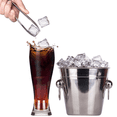 thumbnail image 4 of 1 pinza de acero inoxidable para hielo con borde liso, pinzas para cocinar para barbacoa, pinzas para azúcar en cubos, pinzas para té, café, barra, pinza para hielo, 4 of 6