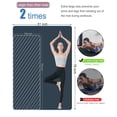 thumbnail image 2 of YR Tapete de Yoga Grande Gruesa de 1 Pulgada 78 "X 51" de Ancho Tapetes de Ejercicio para Pilates de Yoga de Entrenamiento de Gimnasio en Casa, Gris Azul, 2 of 7