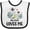 White and Black, variant on Inktastic Zebra My Pops Loves Me Boys or Girls Baby Bib