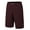 Dark Red, variant on Little Donkey Andy 12 Inch Inseam Golf Shorts for Men Bermuda Quick Dry Elastic Waist Shorts for Hiking Travel Casual Blue L