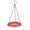 ZZ Pink, variant on Zhi Bathroom Pendant Bird Feeder with Glass Bowl Outdoor Floral Decor for Patio Garden Yard