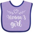 thumbnail image 3 of Inktastic Nonna Girl Granddaughter Girls Baby Bib, 3 of 4