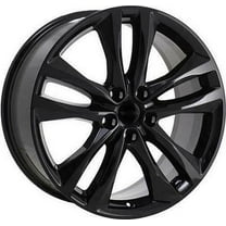 New 19"x8.5" Alloy Wheel Rim for 21 Chevy Malibu 10 Spoke Painted Black (Gloss)