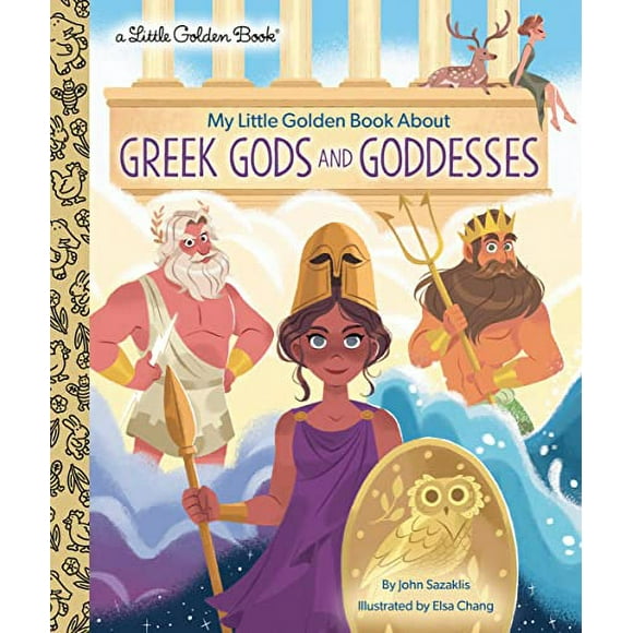 Little Golden Book: My Little Golden Book About Greek Gods and Goddesses (Hardcover)