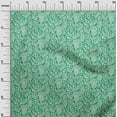 thumbnail image 3 of oneOone Viscose Chiffon Green Fabric Asian Block Sewing Craft Projects Fabric Prints By Yard 42 Inch Wide, 3 of 4
