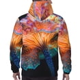 thumbnail image 7 of Naloa Bioluminescent Underwater Flower Men's Casual Hooded Collar Drawstring Hoodies Pullover Sweatshirts Casual Long Sleeve Shirts-3X-Large, 7 of 7