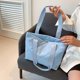 thumbnail image 4 of Bolsos para ordenador portátil para mujer bolso de mano con nube bolso de mano informal de moda de Color sólido de PU suave, 4 of 9