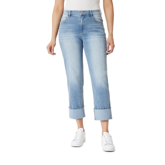 Angels Forever Young Women's Signature Straight 26" Crop Jeans