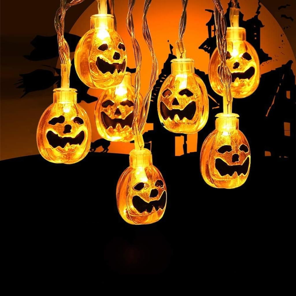 Halloween String Lights 10 Feet 20 LEDs for Halloween Decorations