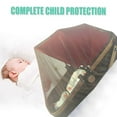 thumbnail image 4 of Tgbvmt Baby Stroller Mosquito Net, Full Encrypted Cover for Mosquito Prevention, Breathable and Reusable Mesh Stroller Cover, Fits Most Strollers, Car Seats, Cradles, Outdoor Protection for Babies, 4 of 4