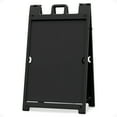 thumbnail image 1 of Plasticade Support de Panneau Double Face Pliant Portable Deluxe Signicade, Noir, 1 of 7