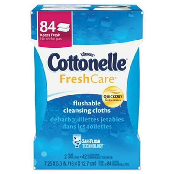 Kimberly Clark KCC Wipes,Cottnell,Refl,84,Wh