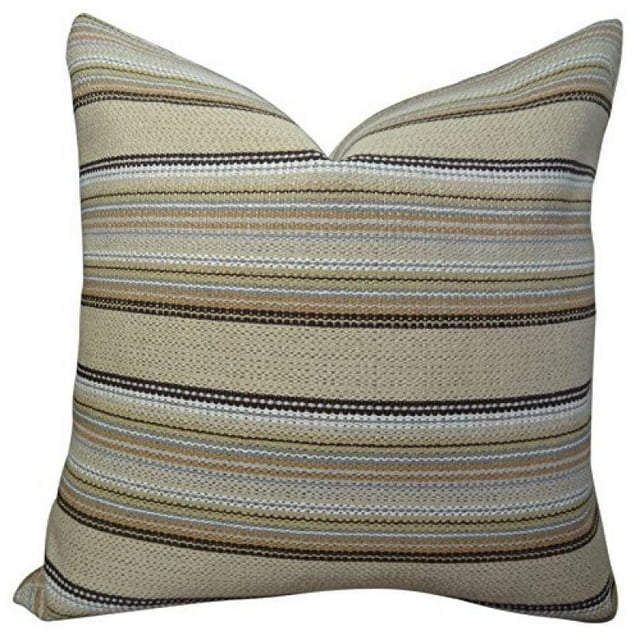 Plutus Camp Coussin Fait Main, (18 Pouces x 18 Pouces)