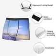thumbnail image 3 of Kdxio Men's Boxer Briefs with Lavender Fields Under Blue Sky Print - Comfortable and Breathable Underwear for Everyday Wear, 3 of 5