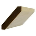 thumbnail image 2 of EWCR38 Shaker Craftsmen Crown Moulding Trim, 3/4" x 4", Poplar, 94", 2 of 3