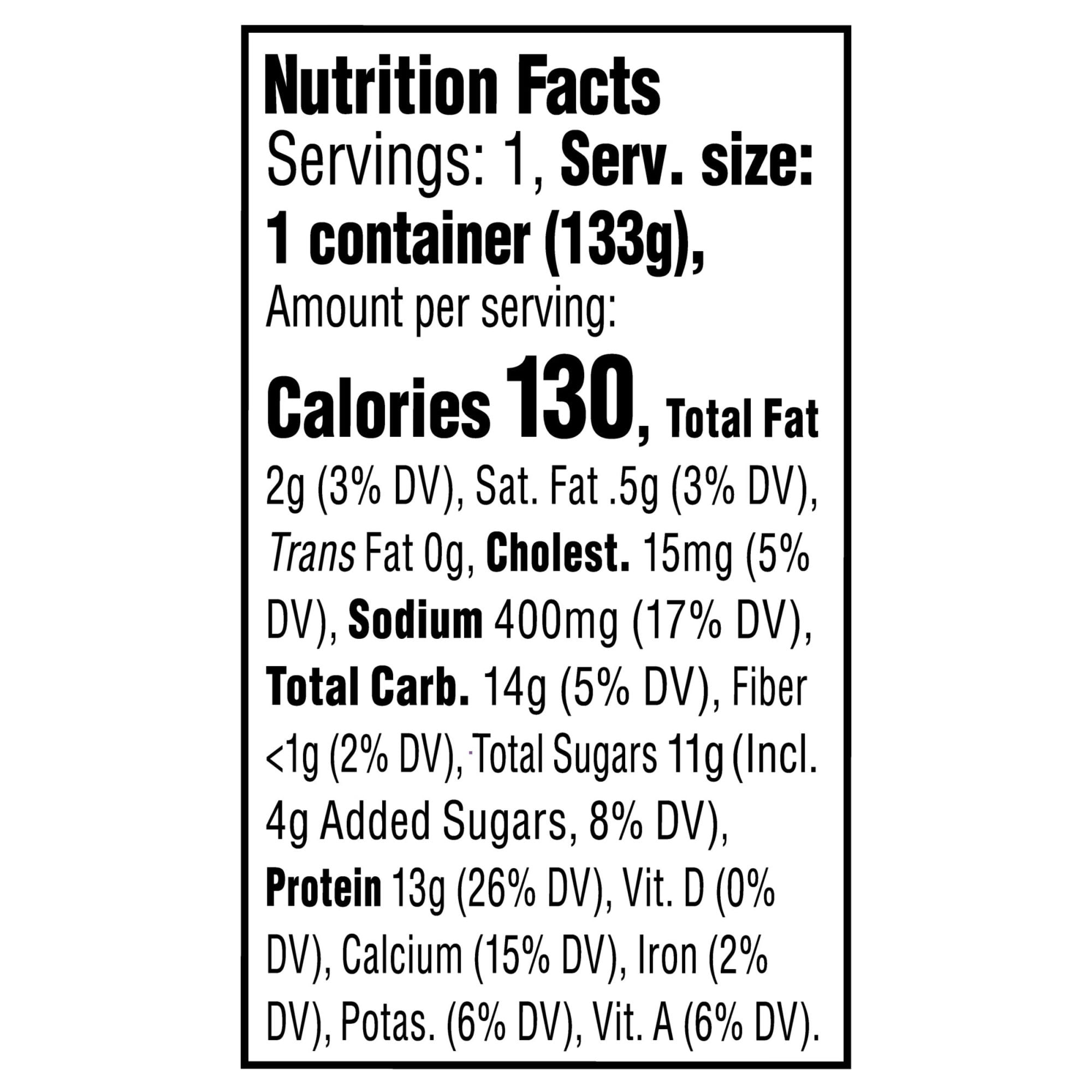 Breakstone's Cottage Doubles Lowfat Cottage Cheese with 2% Milkfat and Raspberry Topping, 4.7 oz Cup