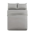 thumbnail image 3 of JML Bed Sheet Set - 4 Piece Brushed Microfiber Twin Sheet Set, Soft, Breathable Grey, 3 of 5