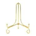 thumbnail image 3 of CIMAXIC 5 Inch Chic Iron Display Stand Desktop Dish Holder Decorative Crafts Display Rack for Plate Picture Frame Artwork (Golden),3.15"X3.15"X4.92", 3 of 4