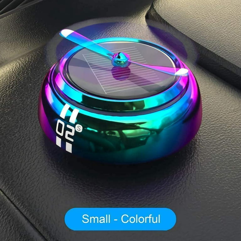 QBUC Car Air Freshener Solar Energy Rotating Cologne Car Aromatherapy Diffuser Interior Decoration Accessories Diffuser for Car