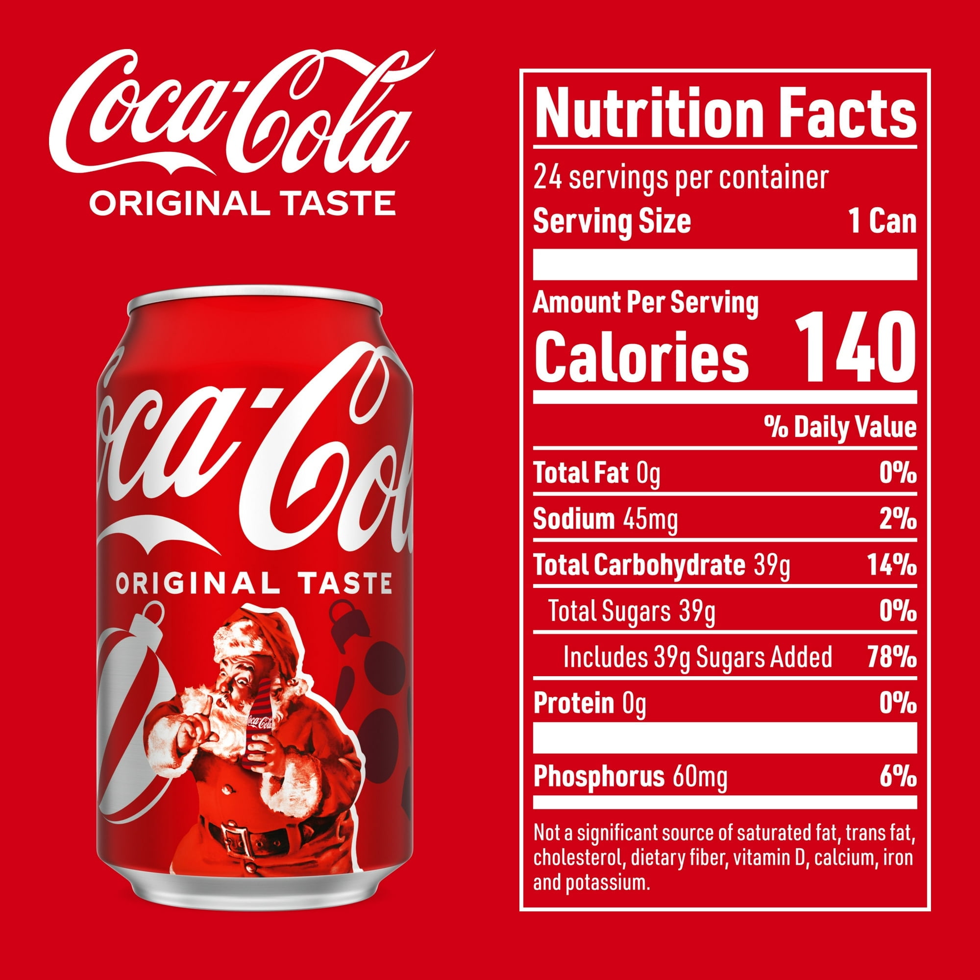 Coca-Cola Classic Soda Pop, 12 fl oz Cans, 24 Pack