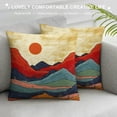 thumbnail image 3 of Fenyluxe Cave Painting Pillow Covers for Couch Sofa Indoor Outdoor Pillow Case for Car Couch Bedroom All Year Round Pillow Case 1PC 24x24in, 3 of 5