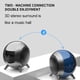 thumbnail image 4 of Matsuzay Minialtavoz inalámbrico Bluetooth 5,0 Audio hogar exterior portátil Metal estéreo sonido Radio con carcasa bajo radiador al aire libre hogar Cables de audio/vídeo No.05, 4 of 8