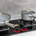 thumbnail image 3 of Juego de 4 perillas de plástico para estufas de gas domésticas, repuestos esenciales para la cocina., 3 of 8