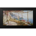 thumbnail image 2 of Obuchovsky, Yury 18x11 Black Modern Framed Museum Art Print Titled - Amalfi. Colors of Autumn, 2 of 5