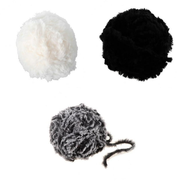 3Pcs 32 Meters Soft Yarn for Crocheting Knitting-