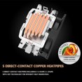 thumbnail image 4 of PCCOOLER 5 Heatpipes Radiador Quiet 4pin CPU Cooler Disipador de calor Ventilador, 4 of 8