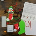 thumbnail image 6 of 4E's Novelty Foam Christmas Snowman Stocking Ornament Craft (12 Pack) - Christmas Crafts for Kids, DIY Stocking Ornament Making Kit for Toddlers, 6 of 7