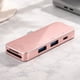 thumbnail image 3 of Adaptador HUB USB-C 6 En 1 HDMI Usb Tarjeta Sd Para Macbook Rosa., 3 of 5