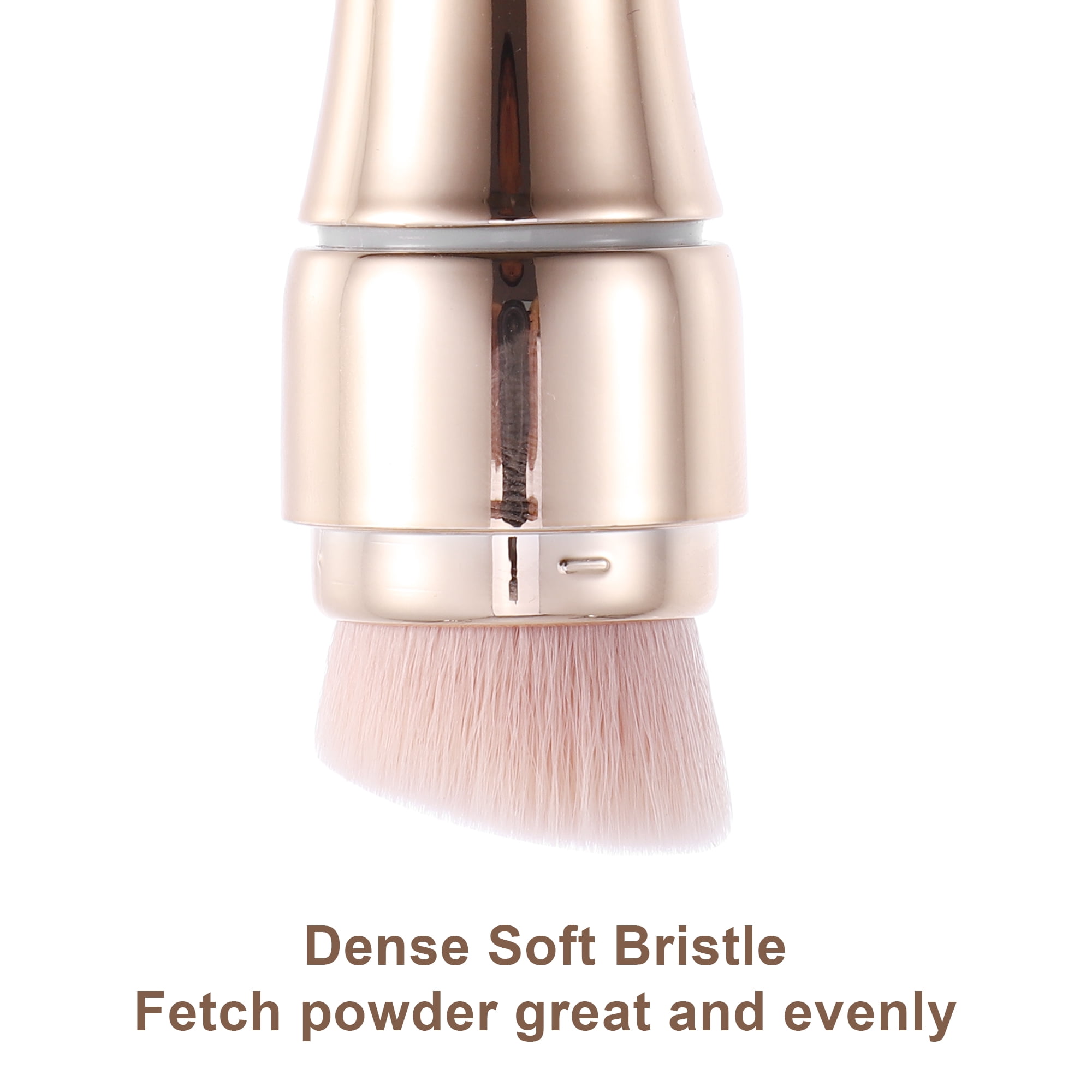 Unique Bargains 4 in 1 Portable Makeup Brush Set, Foundation Sponge Brush and More