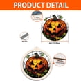 thumbnail image 2 of Jack O Lantern Stained Glass Suncatcher Ornament – Ornament Gift for Family, Friends, Men & Women, Christmas 2025 Keepsake, 2 of 6
