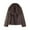Coffee Coat for Women, variant on Women’s Collared Open Front Jacket Soft Texture Stylish for Office Wear Daily Commutes Cool Climates Black M