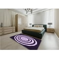 thumbnail image 4 of Ahgly Company Indoor Rectangle Patterned Bright Lilac Purple Area Rugs, 4' x 6', 4 of 6
