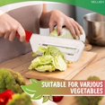 thumbnail image 6 of Lettuce Shredder Knife for Coleslaw - Stainless Steel Shredder Knife, Ergonomic and Non-Slip Handle, 11.8" Rust Resistant Cabbage Cutter, Easy to Use and Clean, Durable and Lightweight, 6 of 9