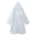 thumbnail image 4 of AWZXDE Disposable Portable Thickened Loose Rain Poncho for Men and Women, Multifunctional Casual Wear for Rainy Days White,One Size, 4 of 4